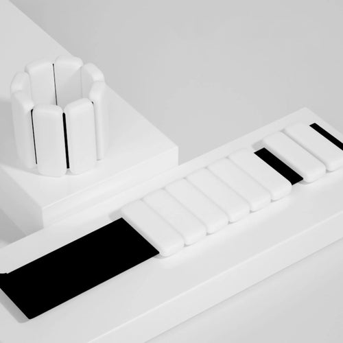 white silicone fitness weights – secure fit for daily wellness routines at home