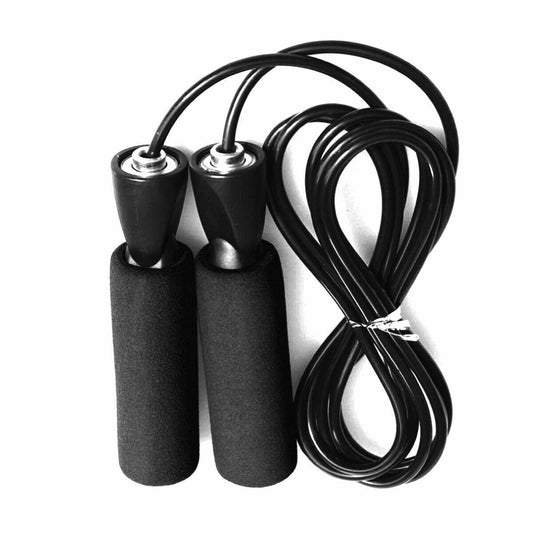 Adjustable jump rope used for cardio and boxing training