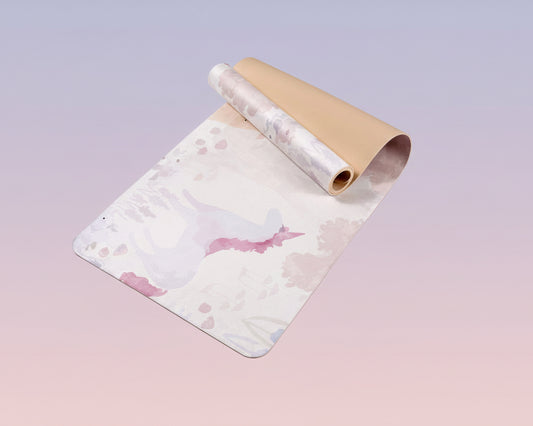 Suede Non-Slip Yoga Mat for Yoga, Pilates & Home Workouts