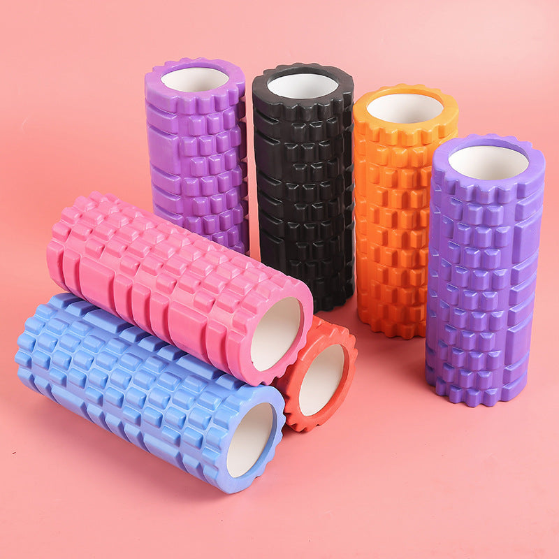 Colorful high-density textured foam rollers for muscle recovery, mobility, and self-massage