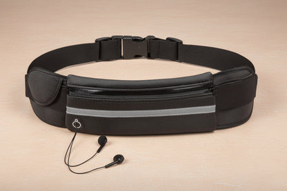 Travel waist pack worn around the waist for everyday use and travel