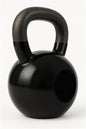 Heavy-duty vinyl kettlebell with wide grip – ideal for low-impact training at home