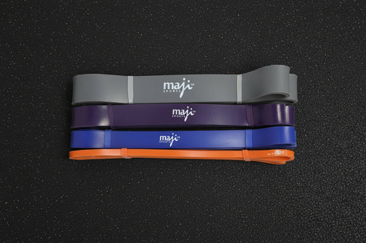 Side view of resistance loop bands – heavy-duty stretch for strength, mobility, and rehab training