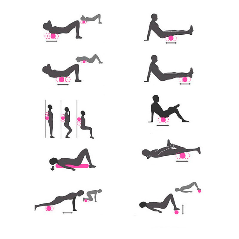 Foam roller exercise guide – full-body recovery and stretching routine chart