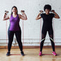 Partner training with resistance bands – movement for strength, balance, and coordination